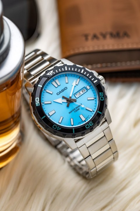 Zegarek Męski Casio MTD-125D-2A3 + BOX WR100