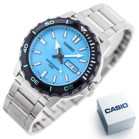 Zegarek Męski Casio MTD-125D-2A3 + BOX WR100