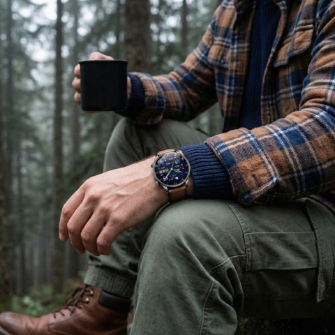 SMARTWATCH MĘSKI GRAVITY GT35-1 - AMOLED, DODATKOWY PASEK (sg049a)