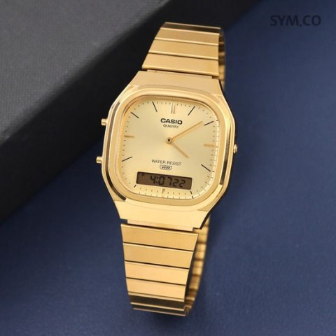 ZEGAREK UNISEX CASIO AQ-240EG-9A Vintage Classic + BOX