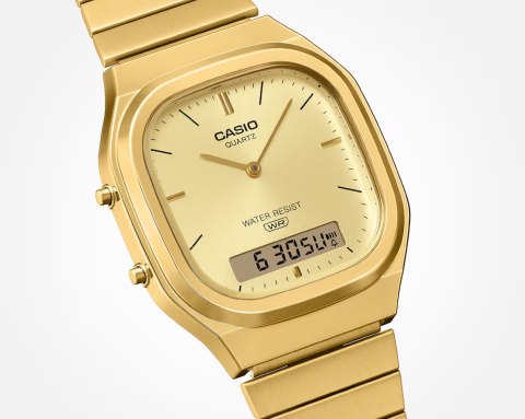 ZEGAREK UNISEX CASIO AQ-240EG-9A Vintage Classic + BOX