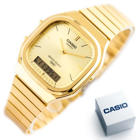 ZEGAREK UNISEX CASIO AQ-240EG-9A Vintage Classic + BOX