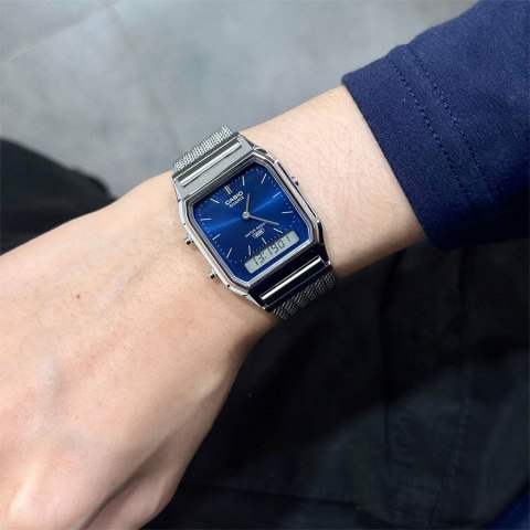 ZEGAREK UNISEX CASIO Vintage AQ-230EM-2A + BOX