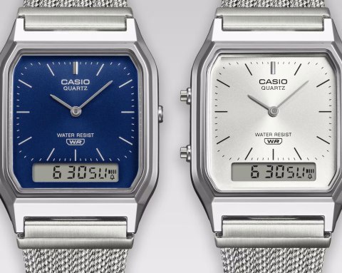 ZEGAREK UNISEX CASIO Vintage AQ-230EM-2A + BOX