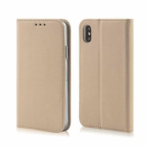 Kabura MAGNET BOOK do Huawei P9 LITE złoty