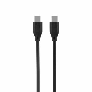 Kabel REVERSE Type C/Type C 3A, 1.5m czarny BAG