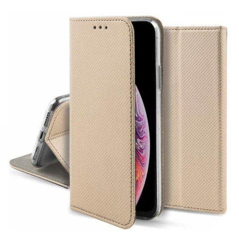 Kabura MAGNET BOOK do Huawei P SMART złoty