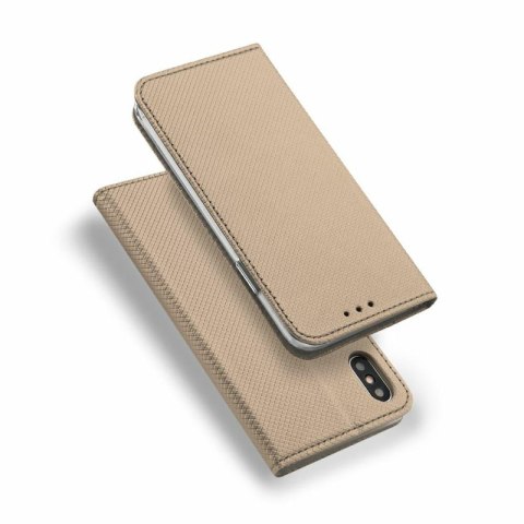 Kabura MAGNET BOOK do Huawei P SMART złoty
