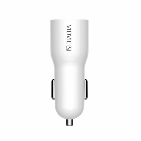 Ładowarka samochodowa VIDVIE S-CC02 2xUSB 2.4A biały