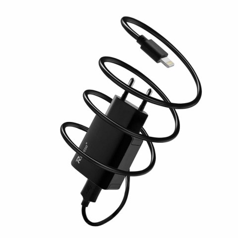 Ładowarka sieciowa REVERSE U21 2xUSB + kabel Iphone 2.1A czarny