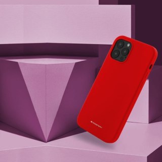 Etui MERCURY Silicone do Samsung A71 5G czerwony