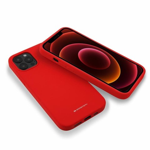 Etui MERCURY Silicone do Samsung A71 5G czerwony