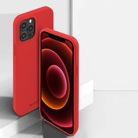 Etui MERCURY Soft Feeling do Apple iPhone 11 PRO MAX HOLE czerwony