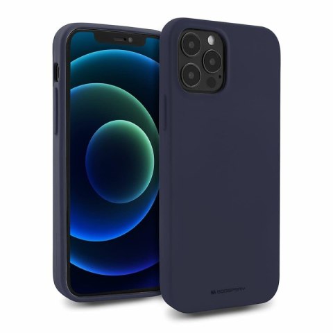 Etui MERCURY Soft Feeling do Apple iPhone 11 PRO MAX HOLE niebieski