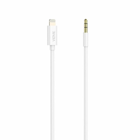 Kabel VIDVIE AL1108 Jack 3.5mm/iPhone 1.5m biały