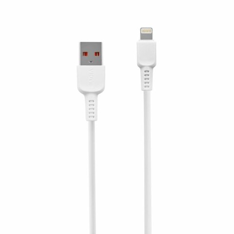 Kabel VIDVIE DC09 USB/iPhone 2.1A, 1m biały 30 szt.