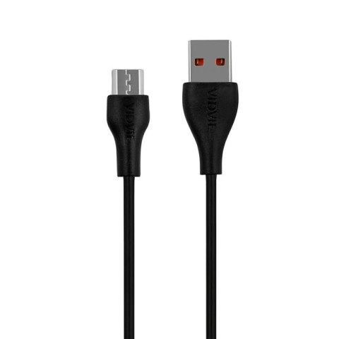 Ładowarka sieciowa VIDVIE PLE231 3xUSB + kabel Micro 2,4 A czarny