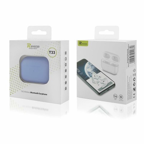 Słuchawki Bluetooth REVERSE TWS T33 niebieski