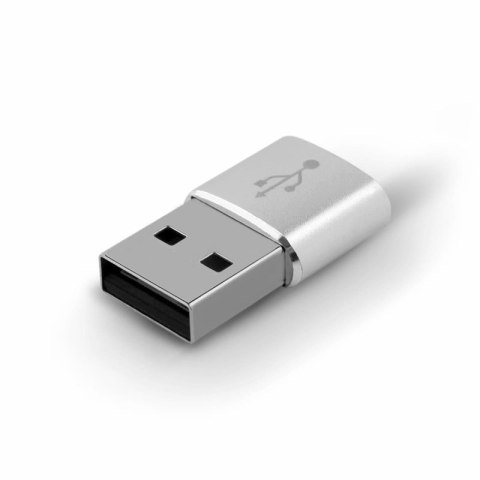 Adapter REVERSE USB/Type C srebrny