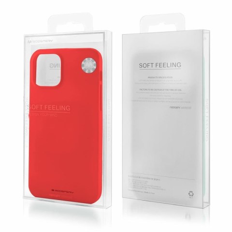 Etui MERCURY Soft Feeling do Apple iPhone 14 PRO czerwony