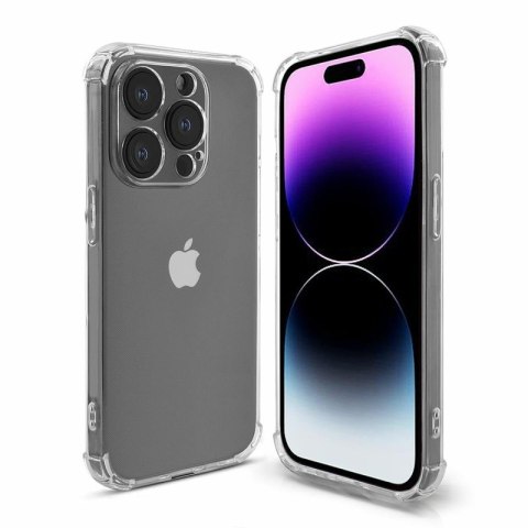 Etui ANTI SHOCK do Apple iPhone 14+ fine hole przezroczysty