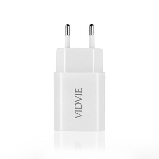 Ładowarka sieciowa VIDVIE PLE250 2xUSB 2.4A biały