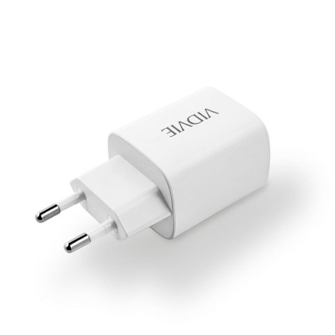Ładowarka sieciowa VIDVIE PLE250 2xUSB 2.4A biały