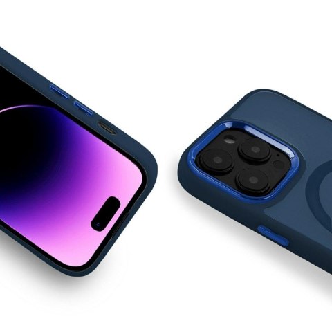 Etui MAGMAT MAGSAFE do Apple iPhone 11 PRO MAX granatowy