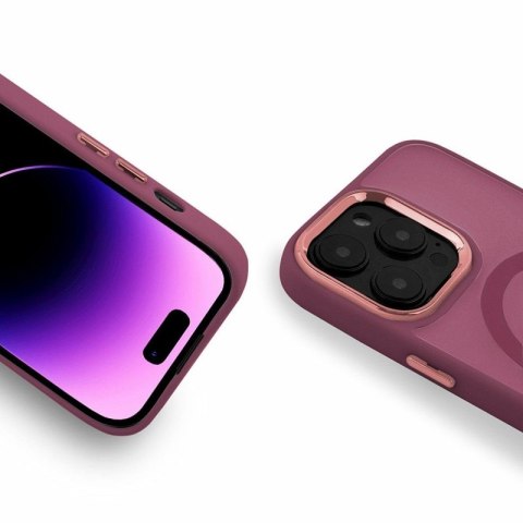 Etui MAGMAT MAGSAFE do Apple iPhone 11 PRO bordo