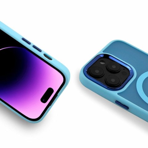 Etui MAGMAT MAGSAFE do Apple iPhone 12 PRO MAX niebieski