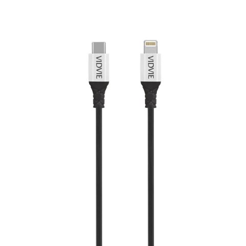 Kabel VIDVIE CB4014 Type C/iPhone 3A, 1m czarny