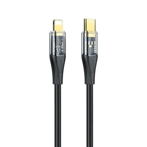 Kabel VIDVIE CB4017 Type C/iPhone PD 30W, 1.2m czarny