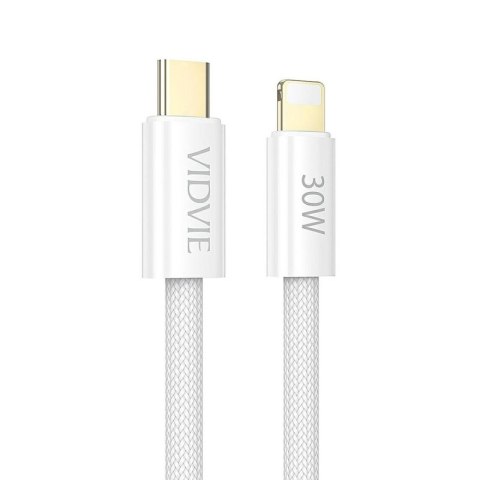 Kabel VIDVIE CB4011 Type C/iPhone 3A (PD 30W) 2m biały
