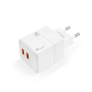 Ładowarka sieciowa REVERSE U63 2xType C 35W, GaN, Power Delivery biały