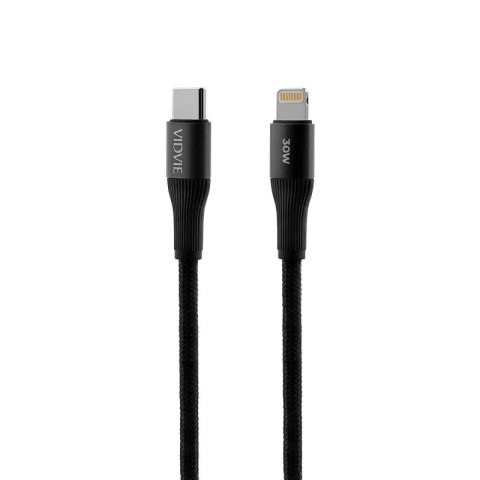 Kabel VIDVIE CB4038 Type C/iPhone 30W, 2m czarny