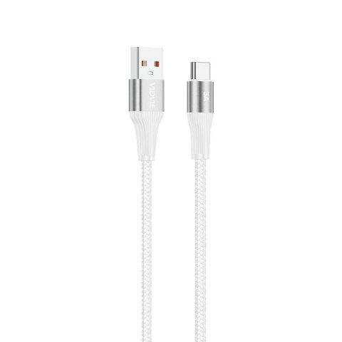 Kabel VIDVIE CB4038 USB/Type C 3A, 3m biały