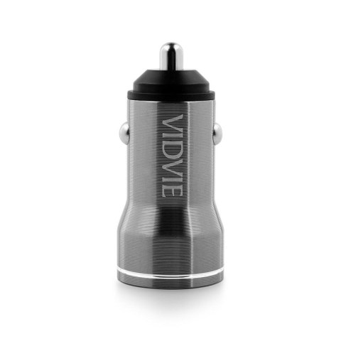 Ładowarka samochodowa VIDVIE CC536 1xUSB QC 3.0 18W srebrny
