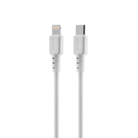 Ładowarka sieciowa VIDVIE PLE262 1xUSB + 2xType C + kabel Type C/iPhone 3A 65W GaN biały