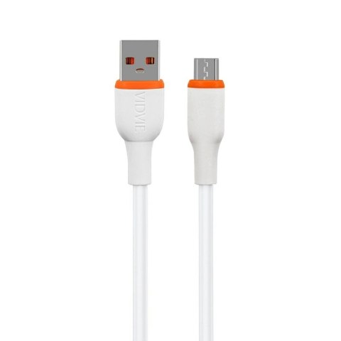 Kabel VIDVIE CB4031 USB/Micro 3A, 1m biały