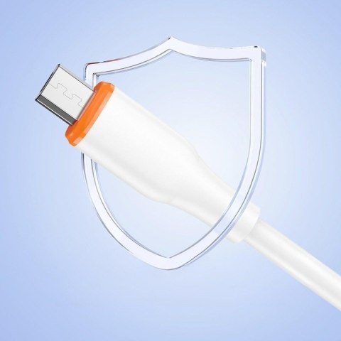 Kabel VIDVIE CB4031 USB/Micro 3A, 3m biały