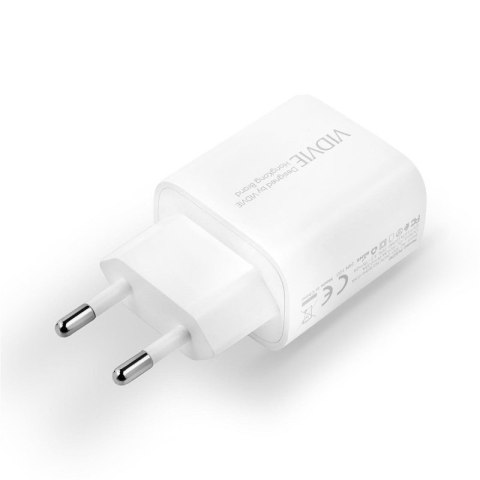 Ładowarka sieciowa VIDVIE PLE270 1xType C 3A, 20W biały
