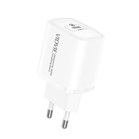 Ładowarka sieciowa VIDVIE PLE271 1xType C 3A 33W biały