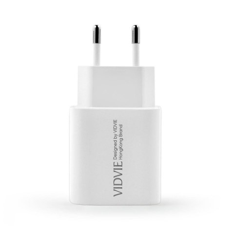 Ładowarka sieciowa VIDVIE PLE272 2xUSB 2.4A biały