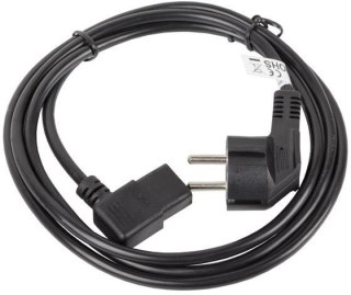 KABEL ZASILAJĄCY CEE 7/7 IEC 320 C13 1.8M KĄTOWY VDE Lanberg