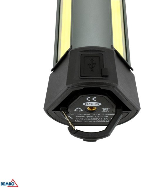 Latarka Wielofunkcyjna LED 6000mAh IP42