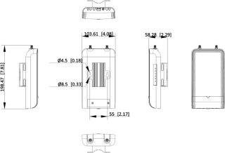 Punkt dostępowy stacja bazowa Hikvision DS-3WFB-EI-5ACG