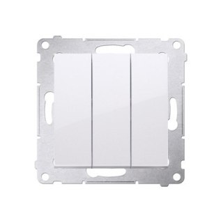 SIMON 54 MODUŁ BIAŁY ŁĄCZNIK 3X ZACISKI SPRĘŻYNOWE 10AX 250V