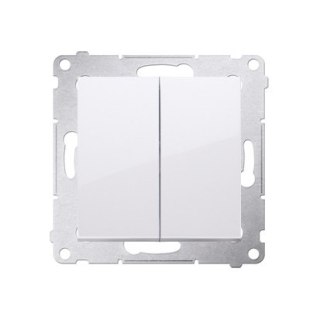 SIMON 54 MODUŁ BIAŁY ŁĄCZNIK SERYJNY ZACISKI SPRĘŻYNOWE 10AX 250V