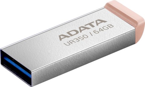 Adata Pendrive UR350 64GB USB3.2 Gen1 Metal brązowy