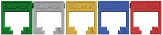 Moduł Keystone beznarzędziowy samozaciskowy SOLARIX Cat.5E STP RAL